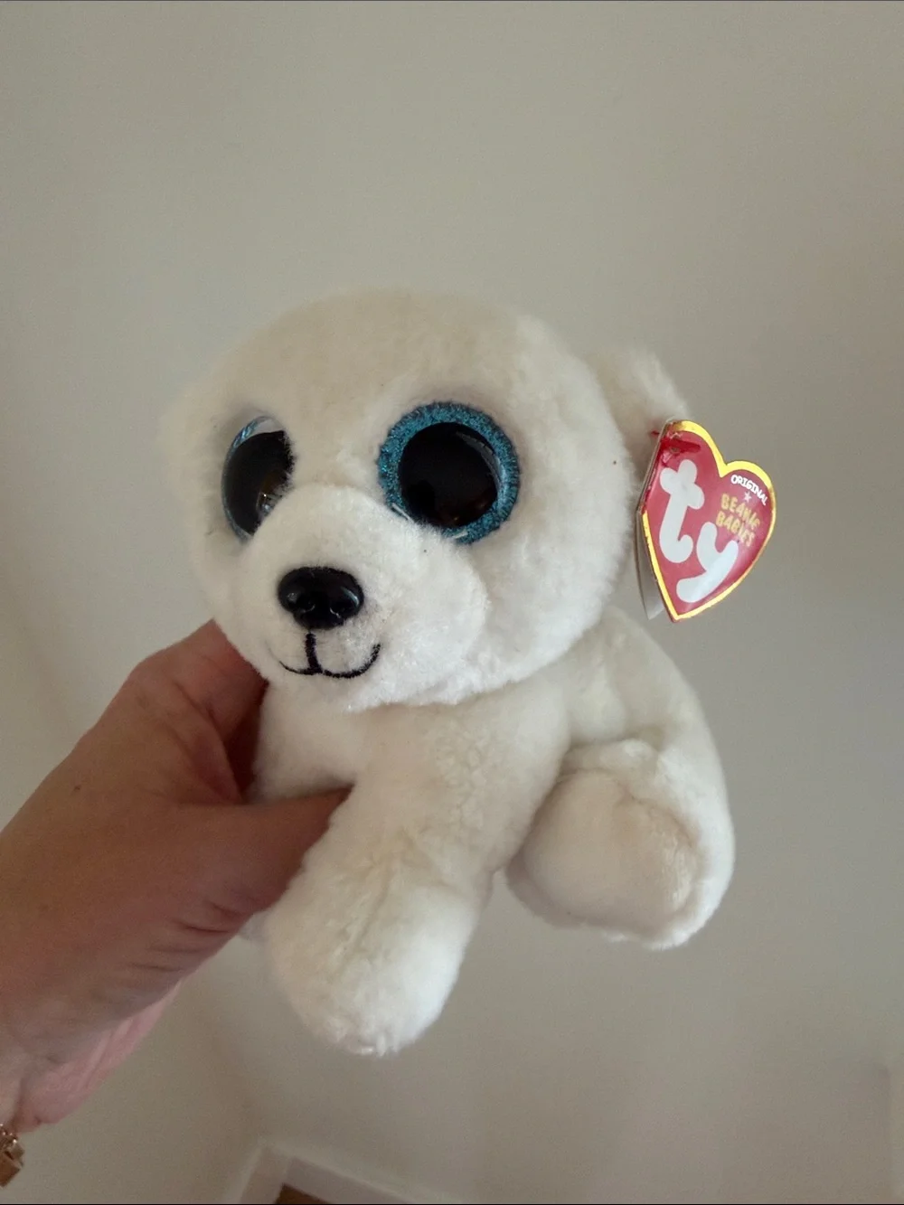 Ty Plush Seal with Sparkling Blue Eyes